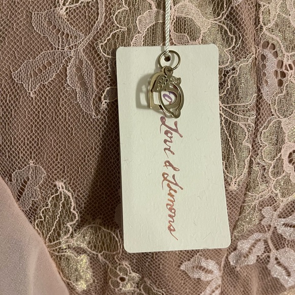 For Love and Lemons dress bumble long sleeve ruffle - Picture 8 of 11